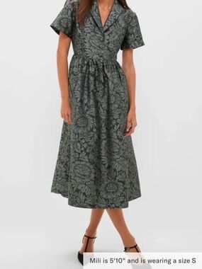 Tuckernuck Emerald Mirasol Jacquard Adelaide Dress